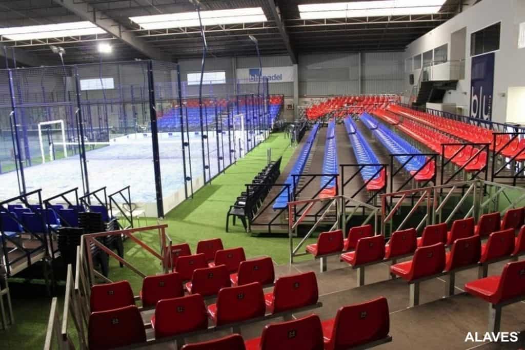 gradas para instalaciones deportivas