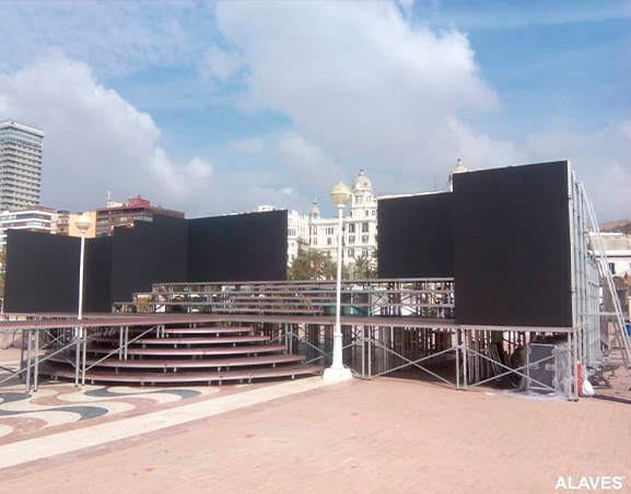 Tipos de escenarios para eventos: cuál elegir